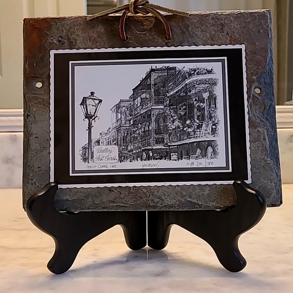 Source Unknown Other - Antique New Orleans Roofing Slate Tile- French Quarter.